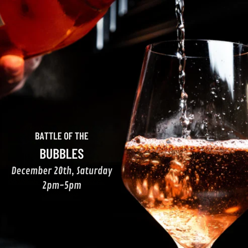 Battle of the Bubbles, December 20th, Saturday 2pm-5pm
