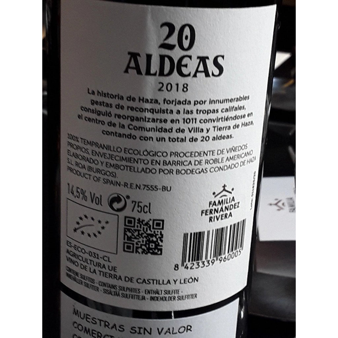 Condado de Haza 20 Aldeas, Tempranillo, Castilla y Leon, Spain 2018