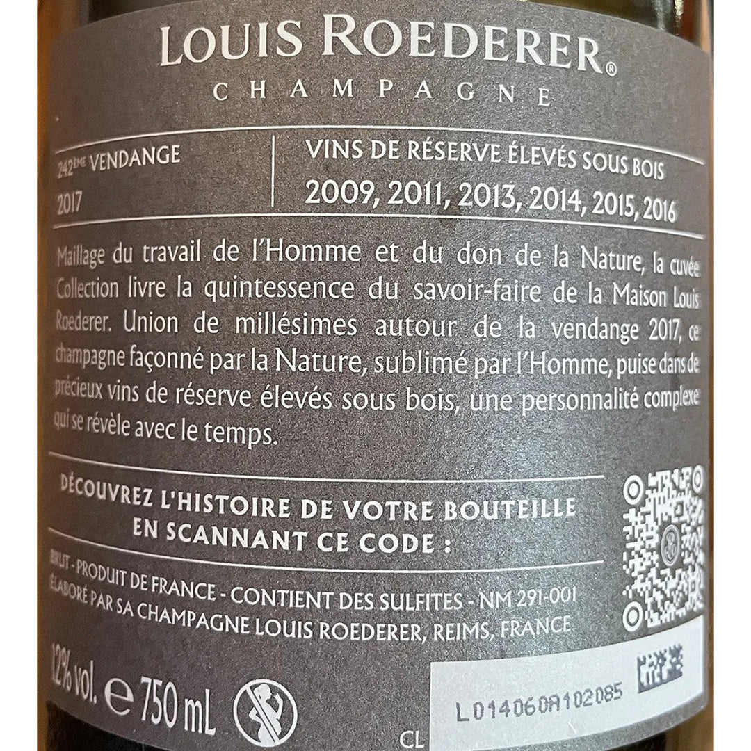 Louis Roederer Collection 244 Brut, Champagne, France NV – Grapebottle