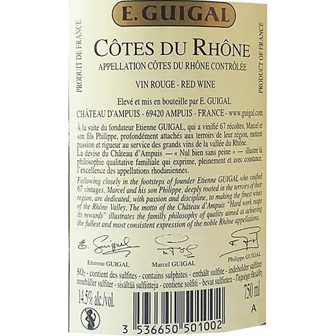 E. Guigal Cotes du Rhone Rouge, Rhone, France 2019