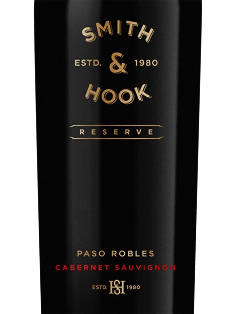 Smith & Hook Reserve, Cabernet Sauvignon, Paso Robles, California, United States 2019