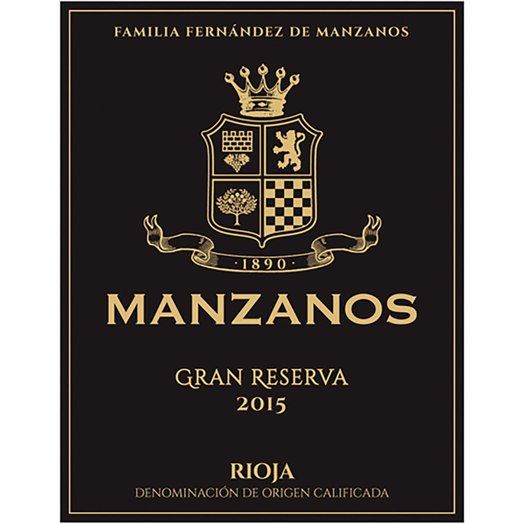 Manzanos Gran Reserva, Tempranillo, Rioja, Spain 2015