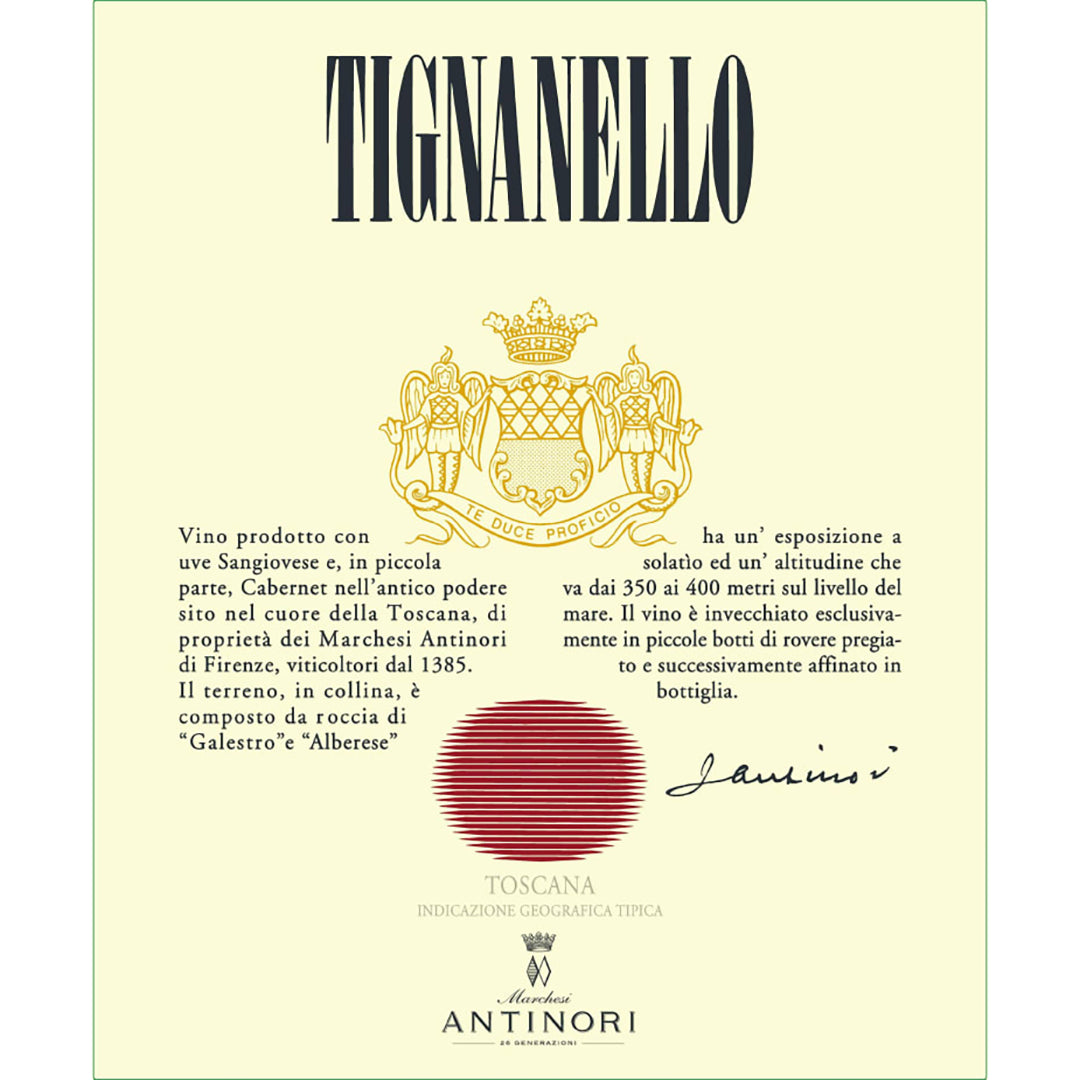 Antinori Tignanello, Tuscany, Italy 2020