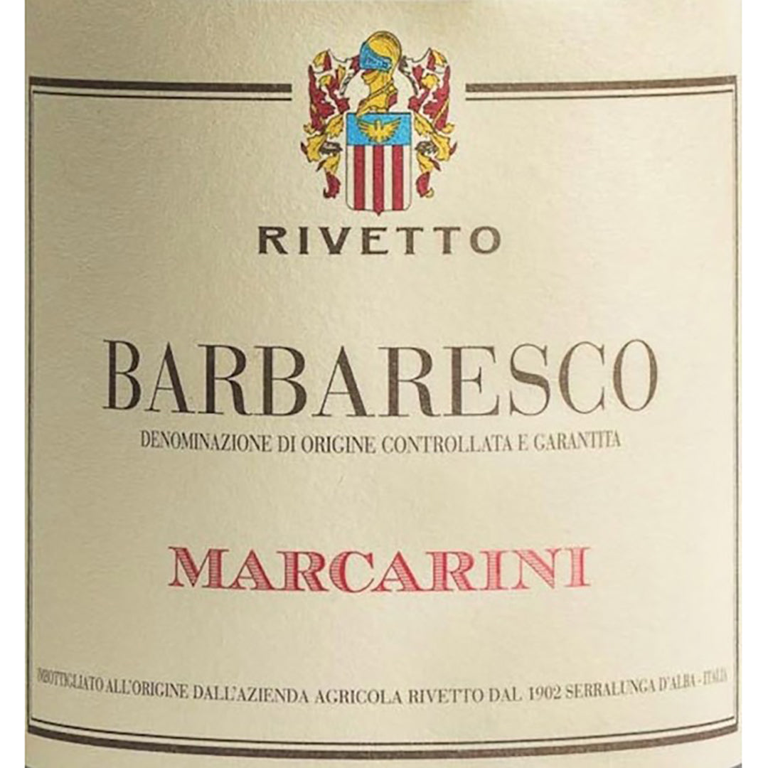 Rivetto, Barbaresco Marcarini, Nebbiolo, Piedmont, Italy 2018