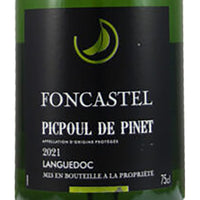 Foncastel, Picpoul De Pinet, Languedoc, France 2021