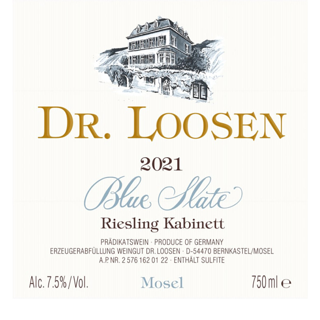 Dr. Loosen Blue Slate, Riesling Kabinett, Mosel-Saar-Ruwer, Germany 2021